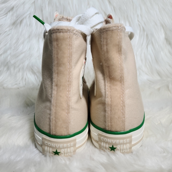 Converse Chuck Taylor All Star High Top Beige 7 Women / 5 Men NWOB - Picture 4 of 7